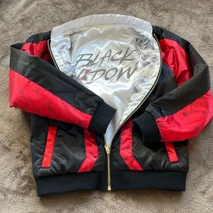 Disney Black Widow Marvel Jacket - Size 9/10 Girls